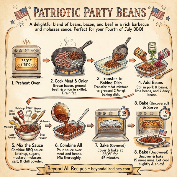 Patriotic Party Beans instructions