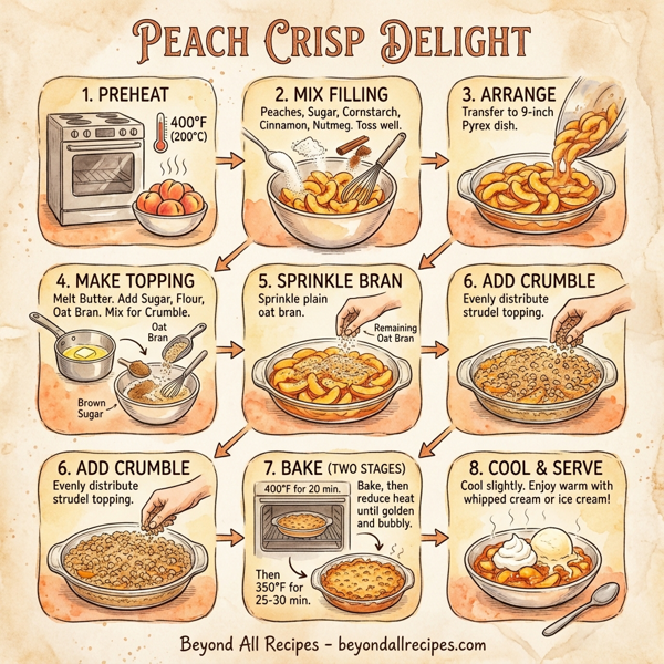 Peach Crisp Delight instructions