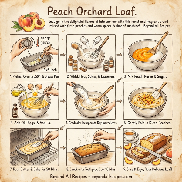 Peach Orchard Loaf instructions