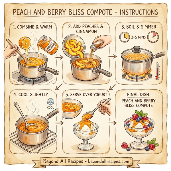 Peach and Berry Bliss Compote instructions