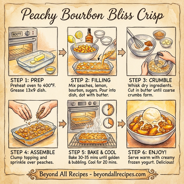 Peachy Bourbon Bliss Crisp instructions