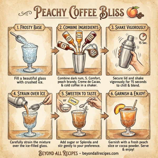 Peachy Coffee Bliss instructions