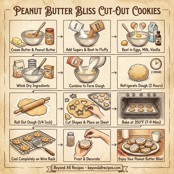 Peanut Butter Bliss Cut-Out Cookies instructions