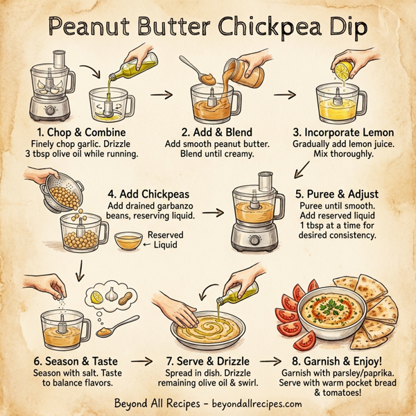 Peanut Butter Chickpea Dip instructions