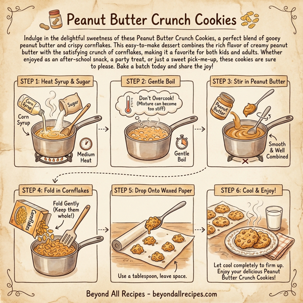 Peanut Butter Crunch Cookies instructions
