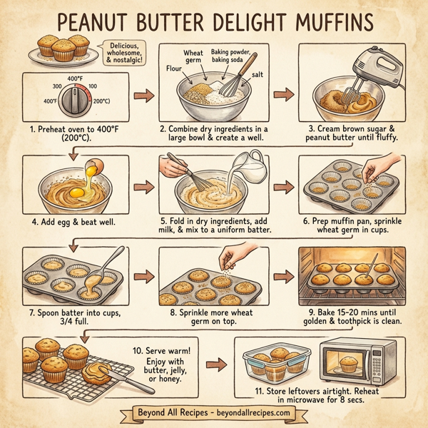 Peanut Butter Delight Muffins instructions
