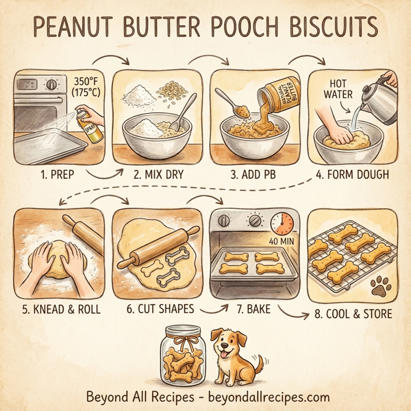 Peanut Butter Pooch Biscuits instructions