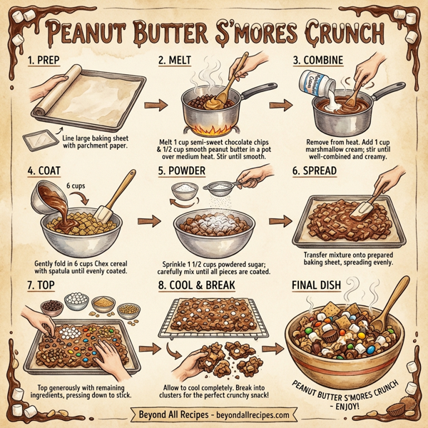 Peanut Butter S'mores Crunch instructions