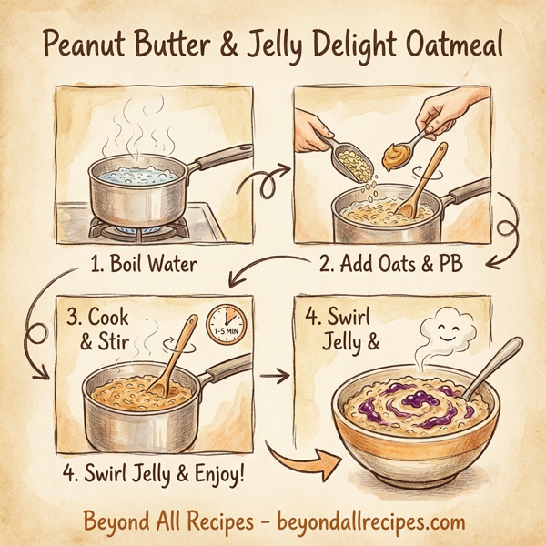Peanut Butter & Jelly Delight Oatmeal instructions