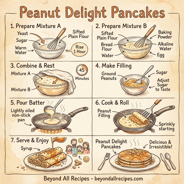 Peanut Delight Pancakes instructions