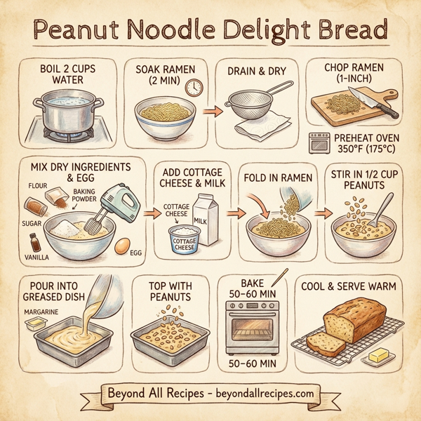 Peanut Noodle Delight Bread instructions