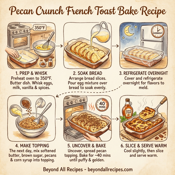 Pecan Crunch French Toast Bake instructions