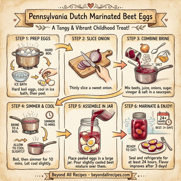 Pennsylvania Dutch Marinated Beet Eggs instructions