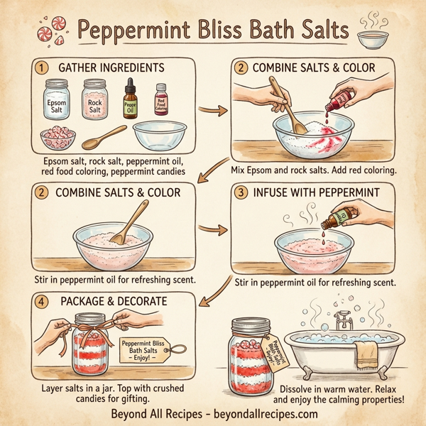 Peppermint Bliss Bath Salts instructions
