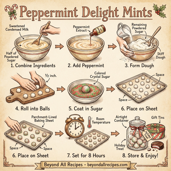 Peppermint Delight Mints instructions