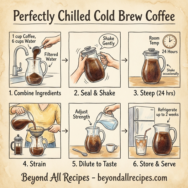 Perfectly Chilled Cold Brew Coffee instructions