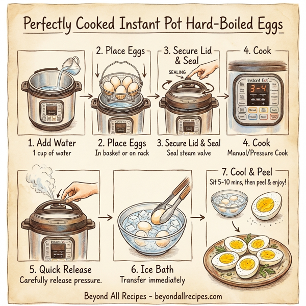 Perfectly Cooked Instant Pot Hard-Boiled Eggs instructions