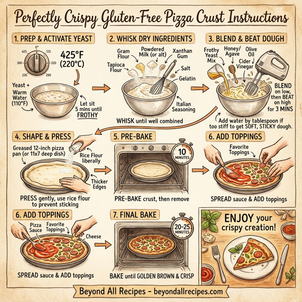 Perfectly Crispy Gluten-Free Pizza Crust instructions
