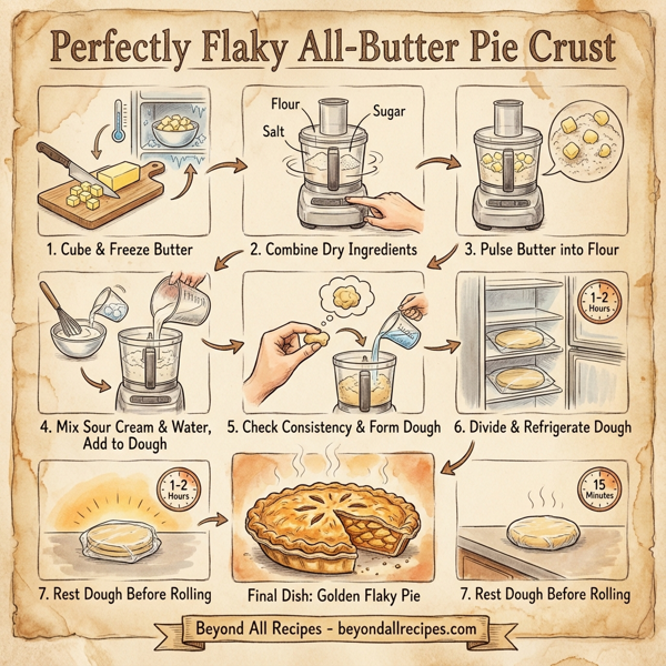 Perfectly Flaky All-Butter Pie Crust instructions