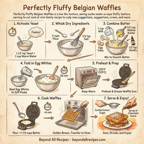 Perfectly Fluffy Belgian Waffles instructions