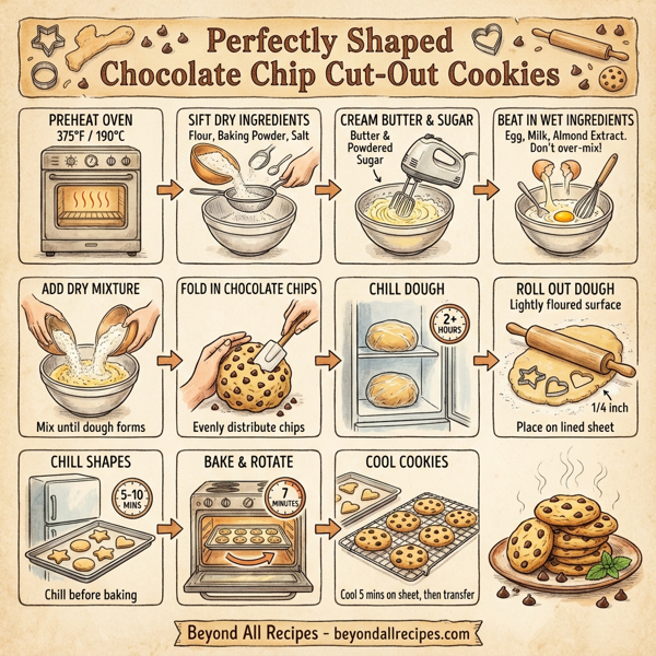 Perfectly Shaped Chocolate Chip Cut-Out Cookies instructions