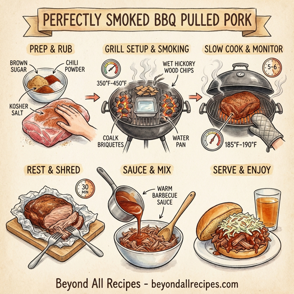 Perfectly Smoked BBQ Pulled Pork instructions