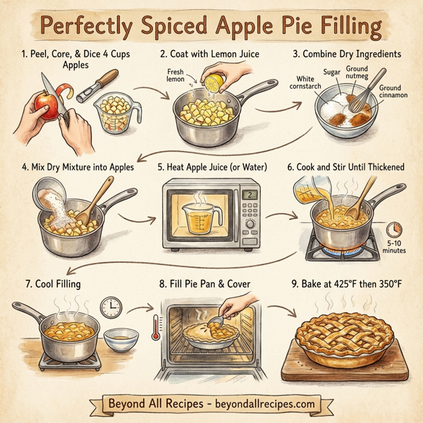 Perfectly Spiced Apple Pie Filling instructions