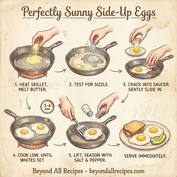 Perfectly Sunny Side-Up Eggs instructions