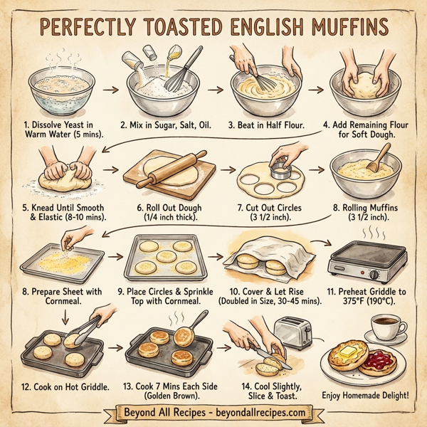 Perfectly Toasted English Muffins instructions
