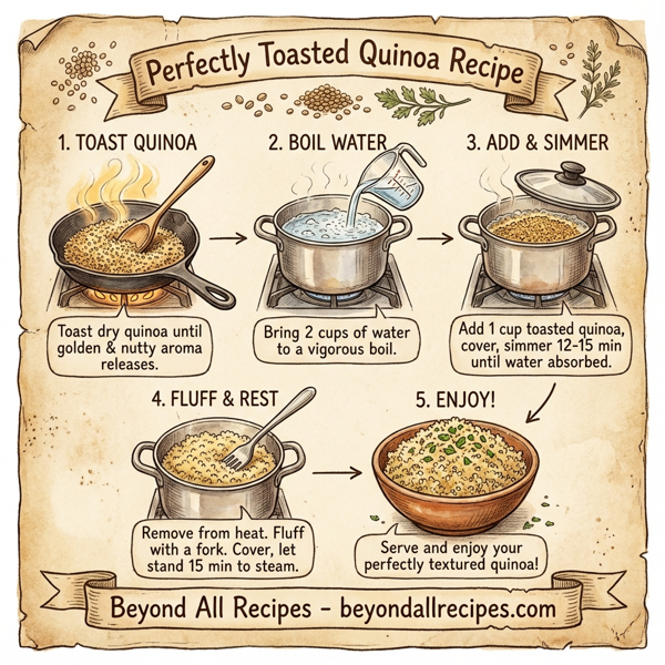 Perfectly Toasted Quinoa instructions