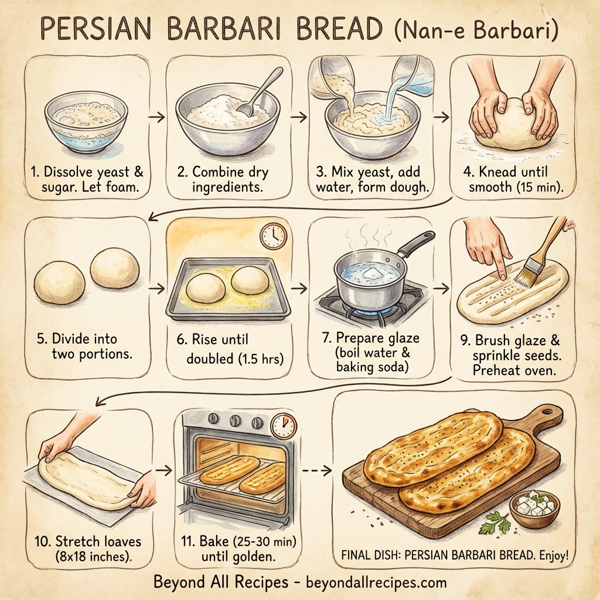 Persian Barbari Bread instructions