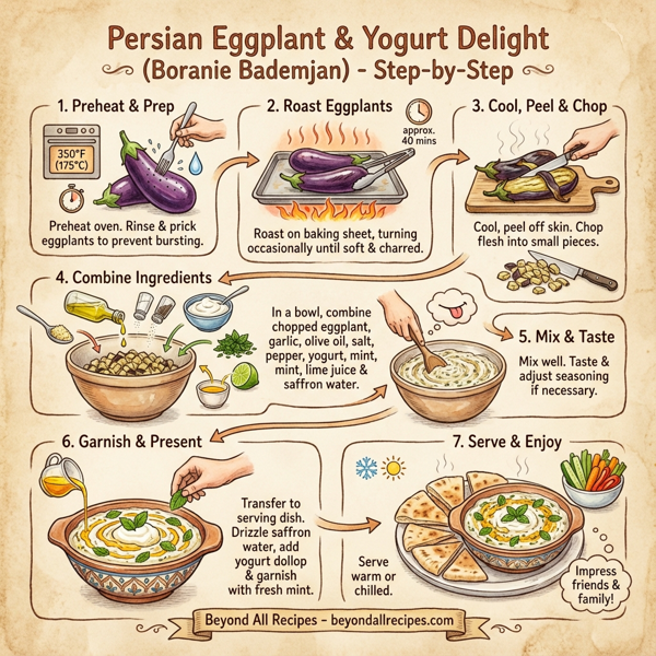 Persian Eggplant & Yogurt Delight instructions