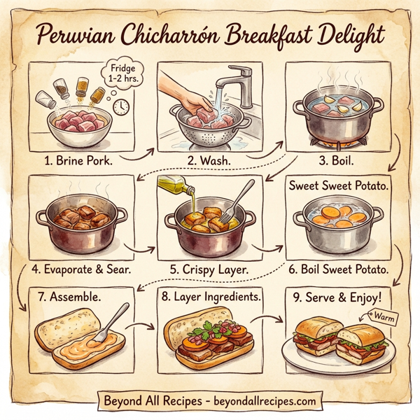 Peruvian Chicharrón Breakfast Delight instructions