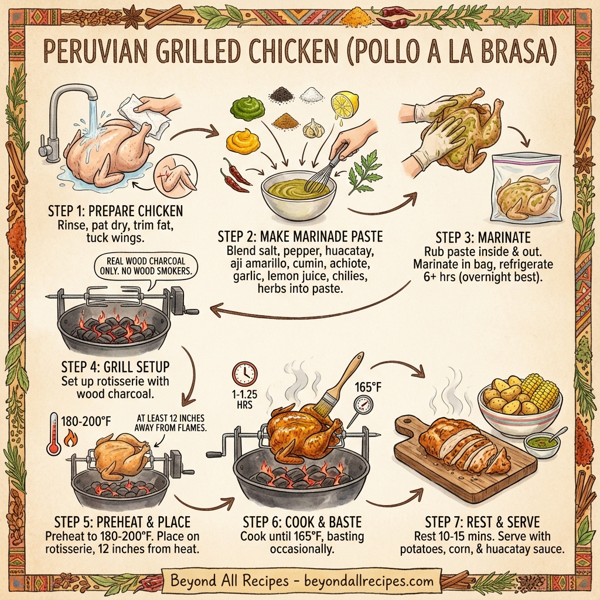 Peruvian Grilled Chicken (Pollo a La Brasa) instructions