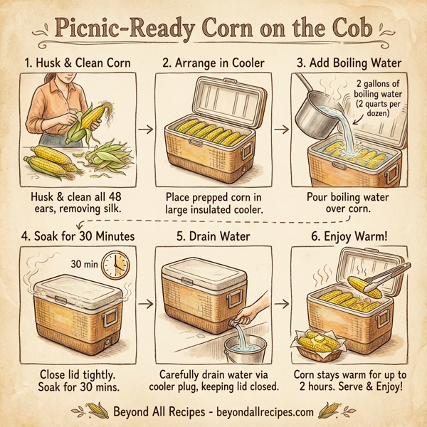 Picnic-Ready Corn on the Cob instructions