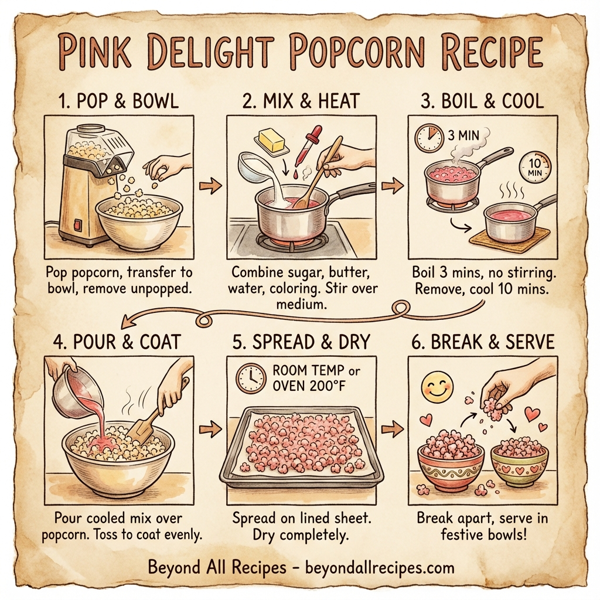 Pink Delight Popcorn instructions