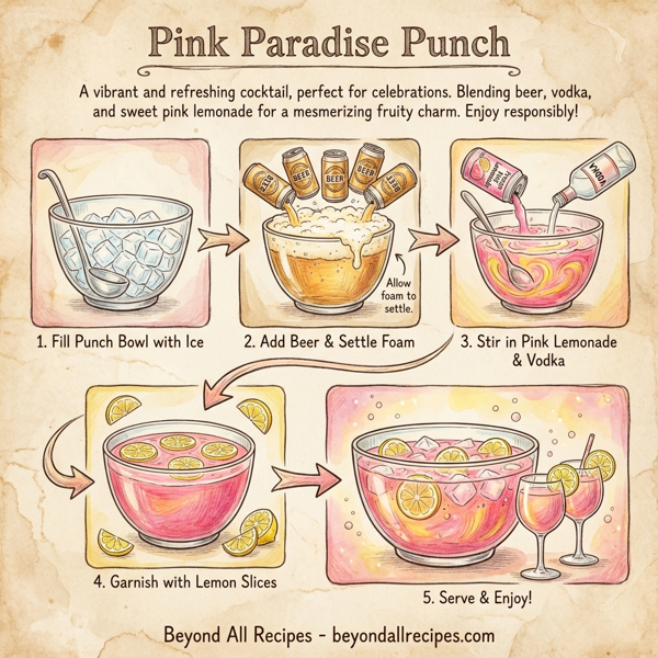 Pink Paradise Punch instructions