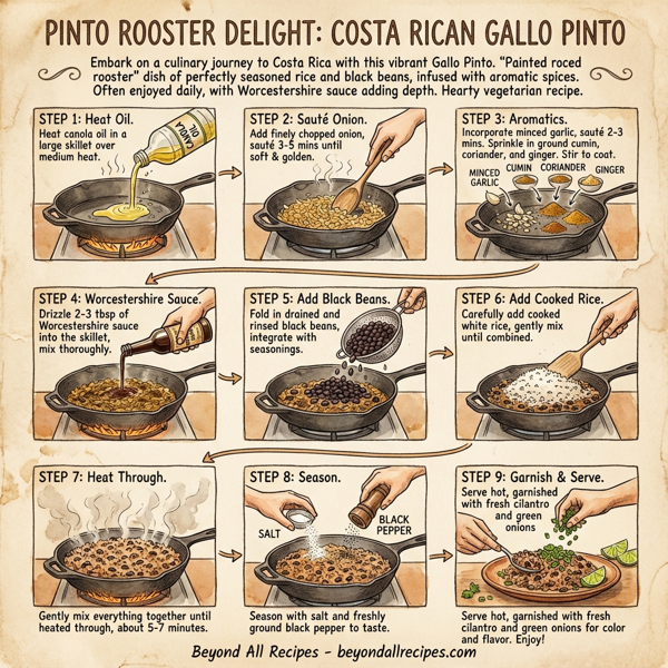 Pinto Rooster Delight: Costa Rican Gallo Pinto instructions