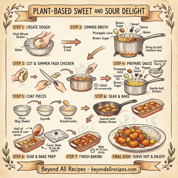 Plant-Based Sweet and Sour Delight instructions