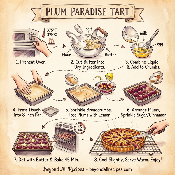 Plum Paradise Tart instructions
