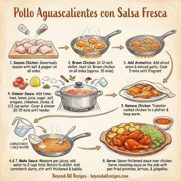 Pollo Aguascalientes con Salsa Fresca instructions