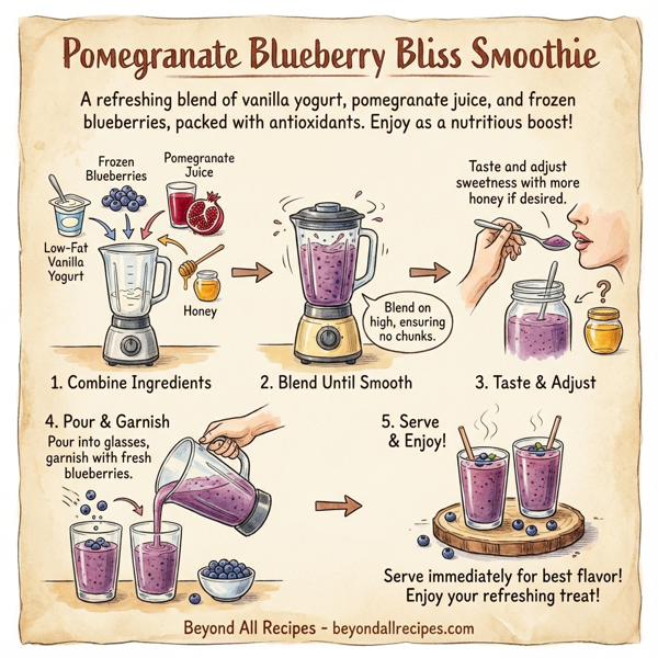Pomegranate Blueberry Bliss Smoothie instructions