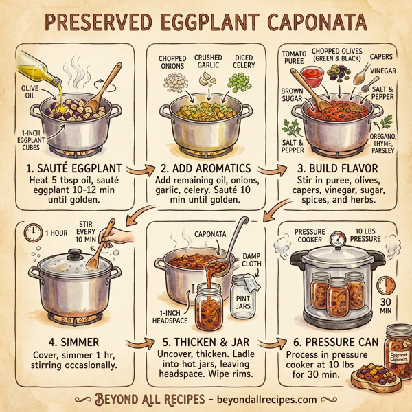 Preserved Eggplant Caponata instructions
