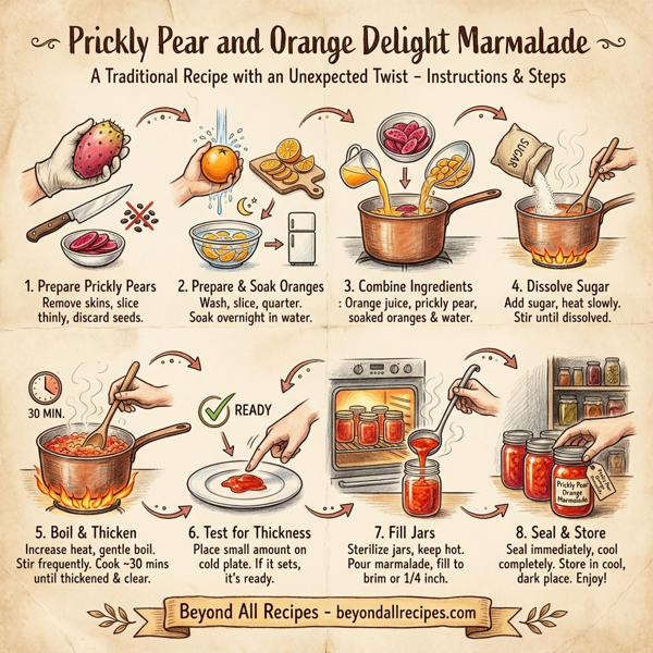 Prickly Pear and Orange Delight Marmalade instructions