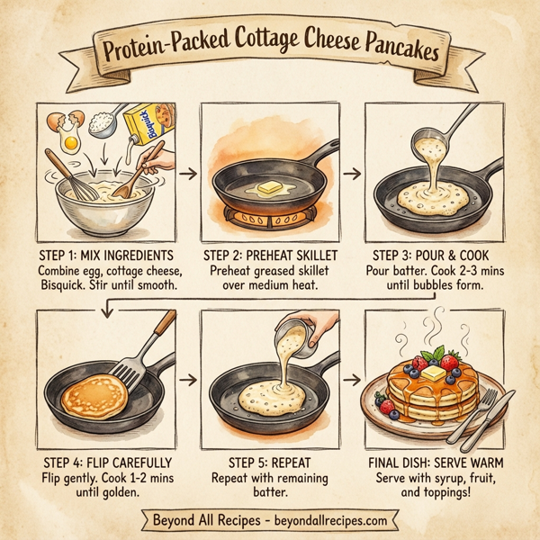 Protein-Packed Cottage Cheese Pancakes instructions