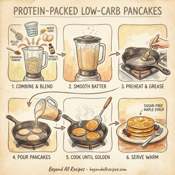 Protein-Packed Low-Carb Pancakes instructions