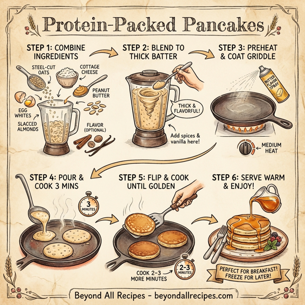 Protein-Packed Pancakes instructions