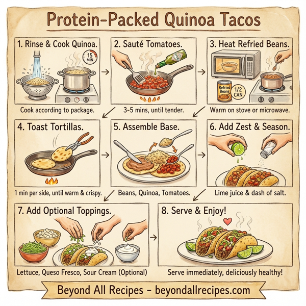 Protein-Packed Quinoa Tacos instructions