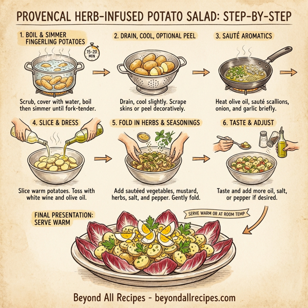 Provencal Herb-Infused Potato Salad instructions