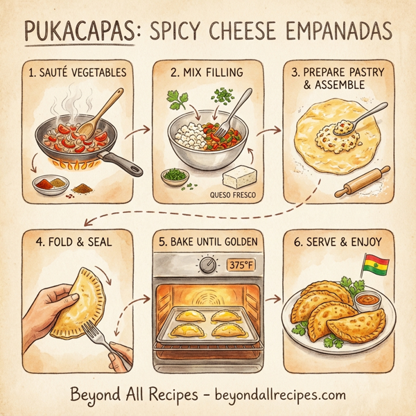 Pukacapas: Spicy Cheese Empanadas instructions